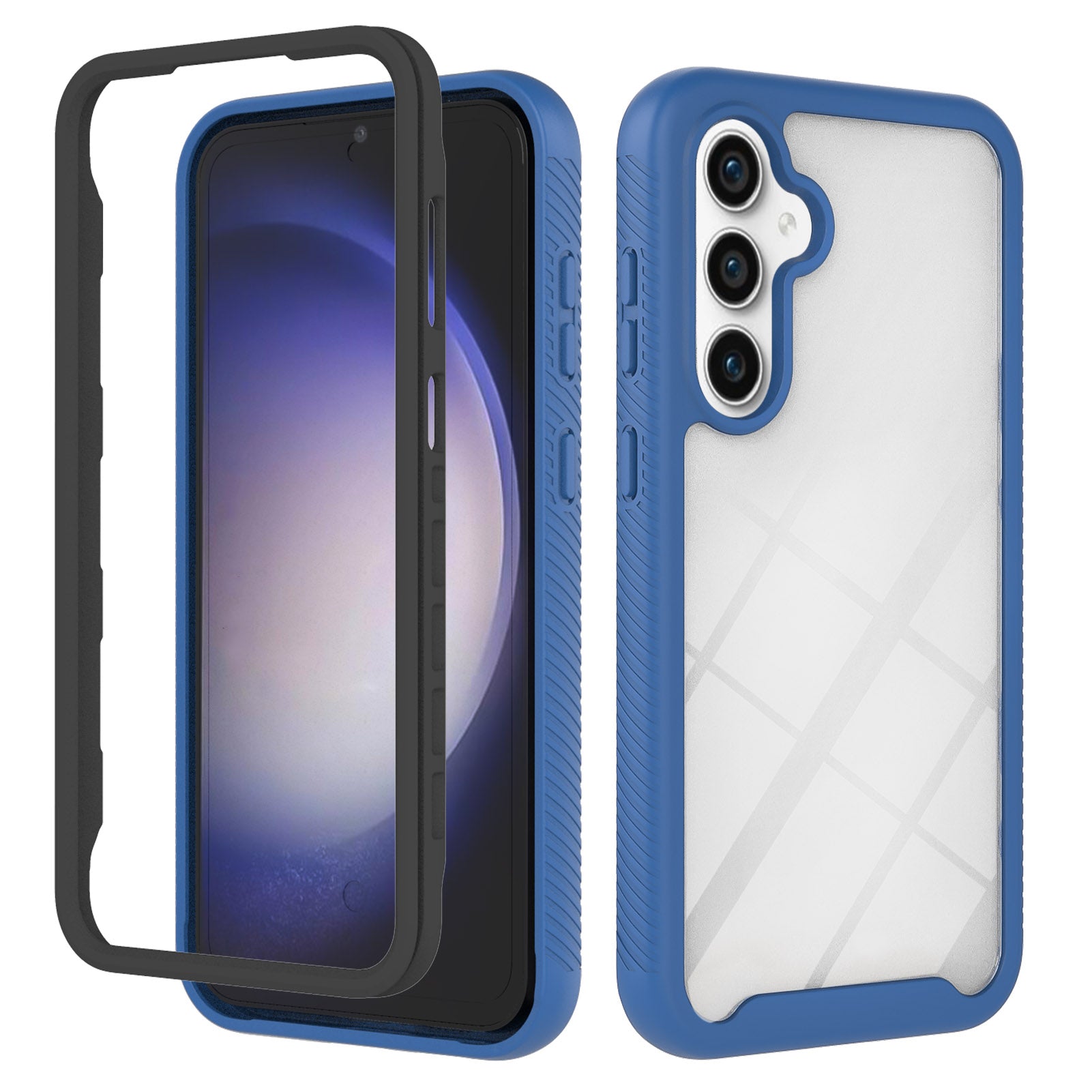 YB PC Series-3 for Samsung Galaxy S23 FE PC TPU Protective Case Transparent Phone Cover YB PC Series-3 for Samsung Galaxy S23 FE PC TPU Protective Case Transparent Phone Cover